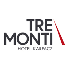 logo TRE MONTI, hotel Karpacz